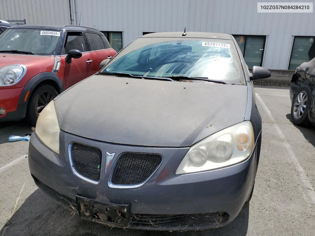 2008 Pontiac G6 Base VIN: 1G2ZG57N084284210 Lot: 65791134