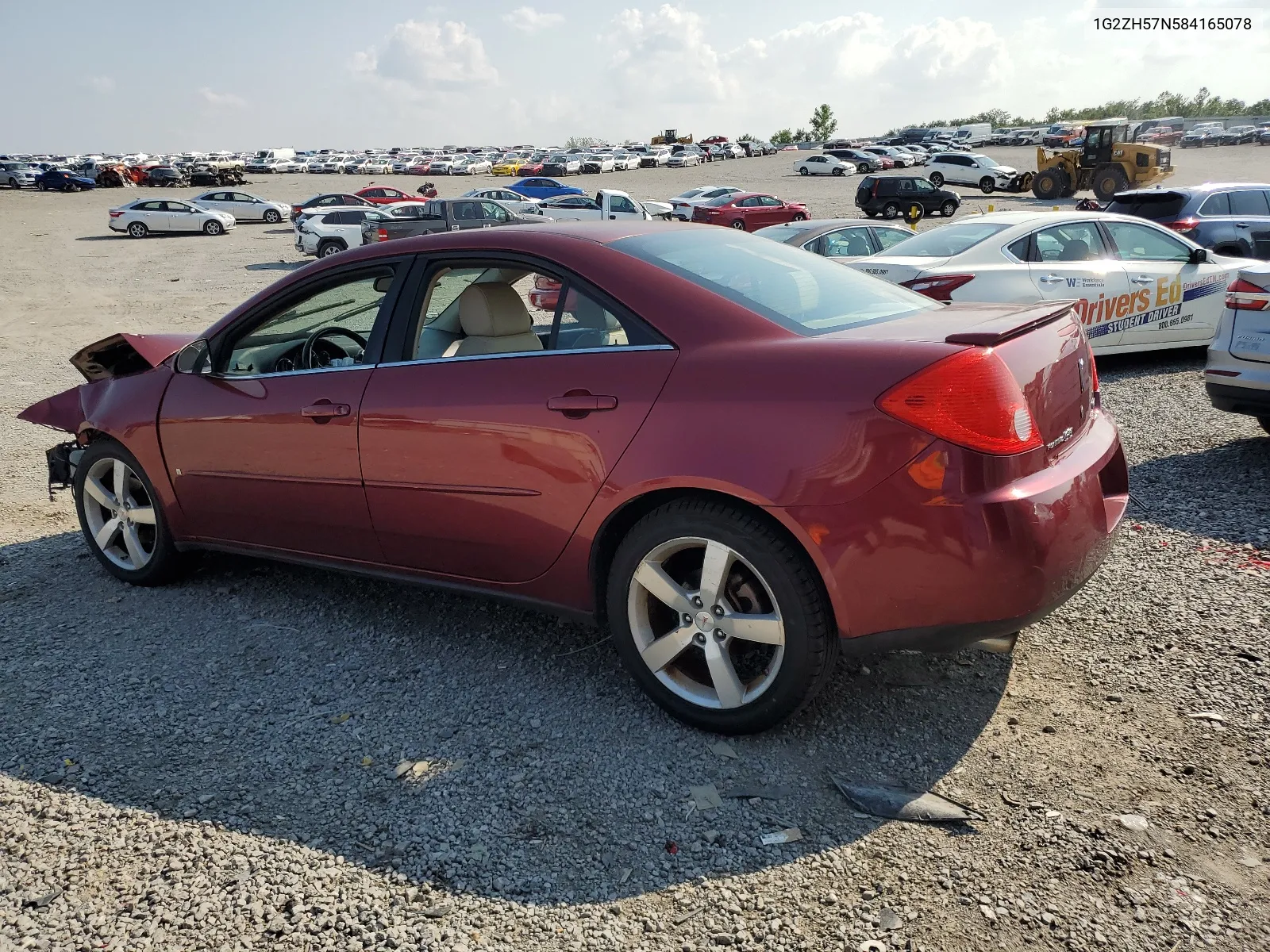 2008 Pontiac G6 Gt VIN: 1G2ZH57N584165078 Lot: 65836454