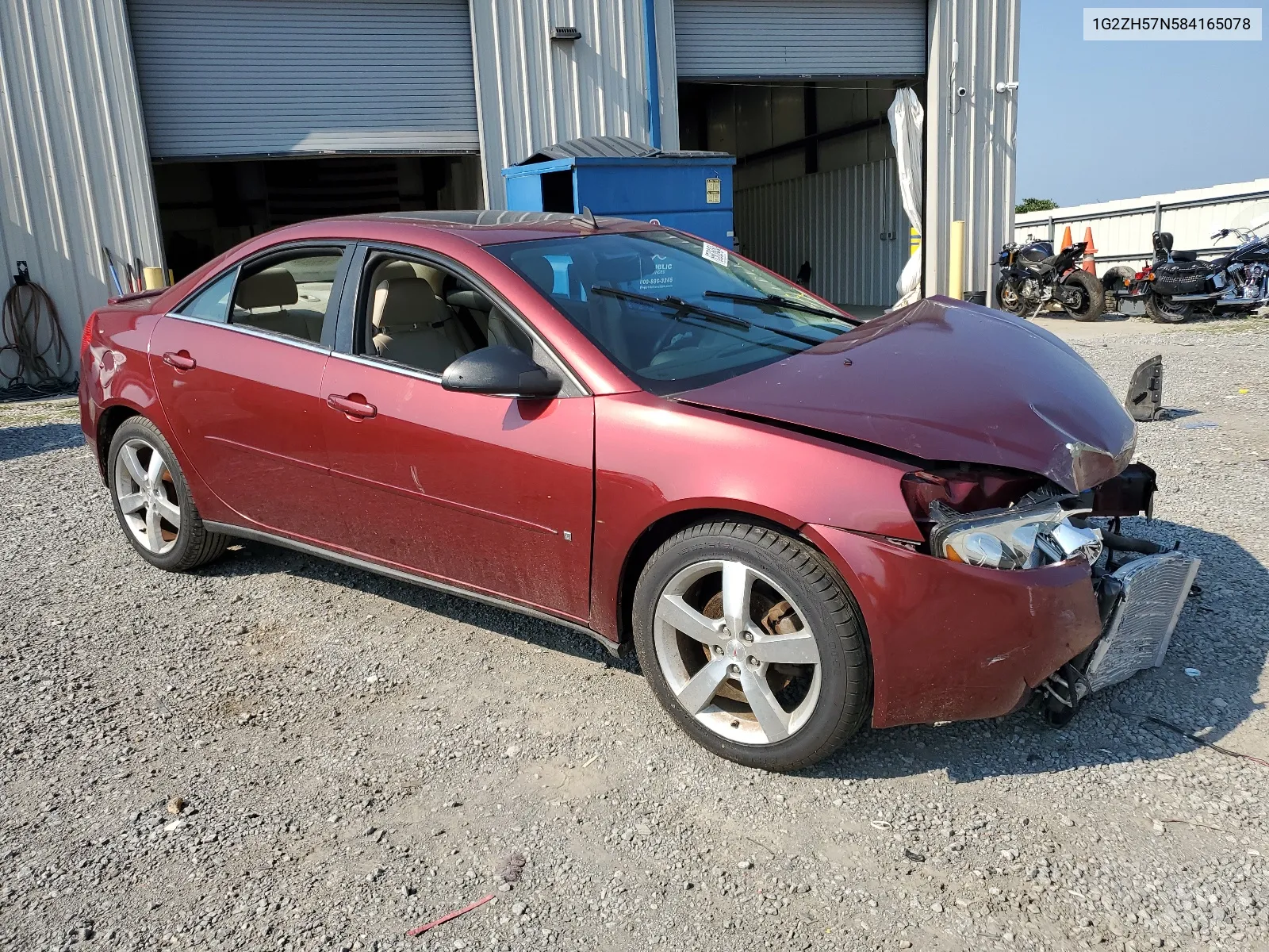 2008 Pontiac G6 Gt VIN: 1G2ZH57N584165078 Lot: 65836454