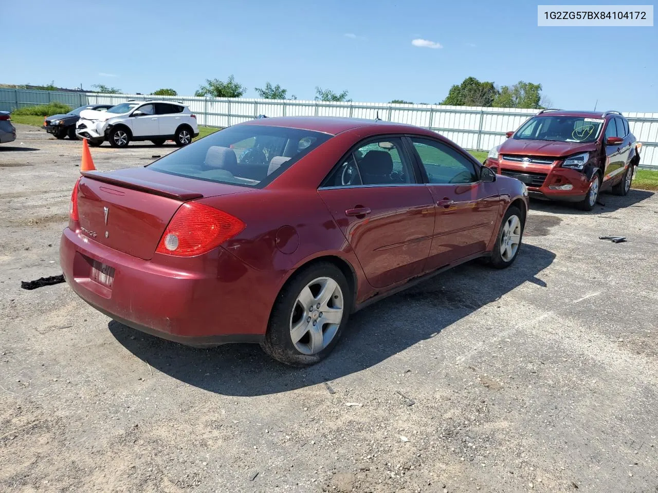 1G2ZG57BX84104172 2008 Pontiac G6 Base