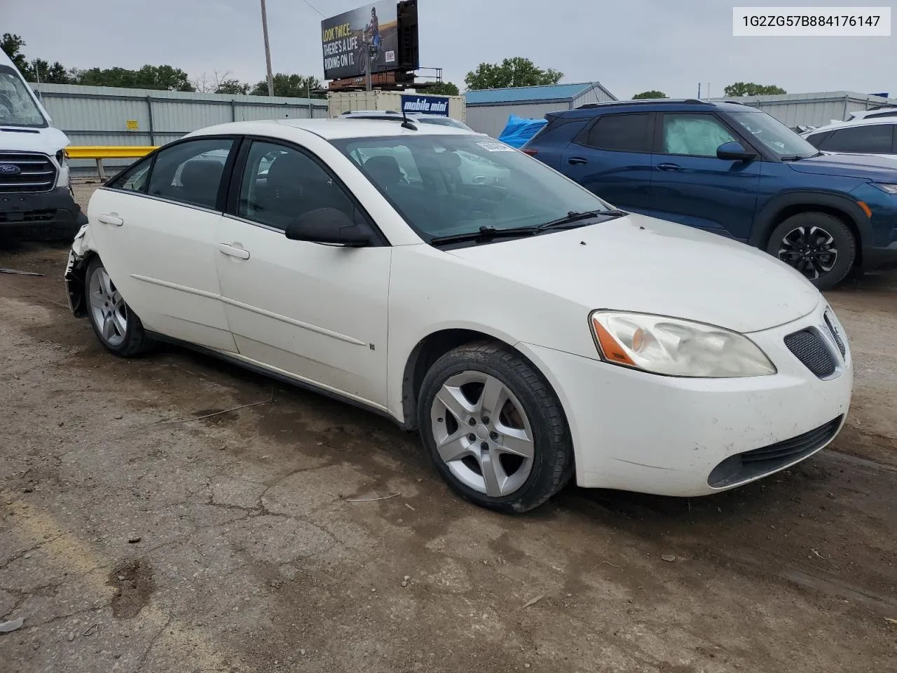 2008 Pontiac G6 Base VIN: 1G2ZG57B884176147 Lot: 66804204