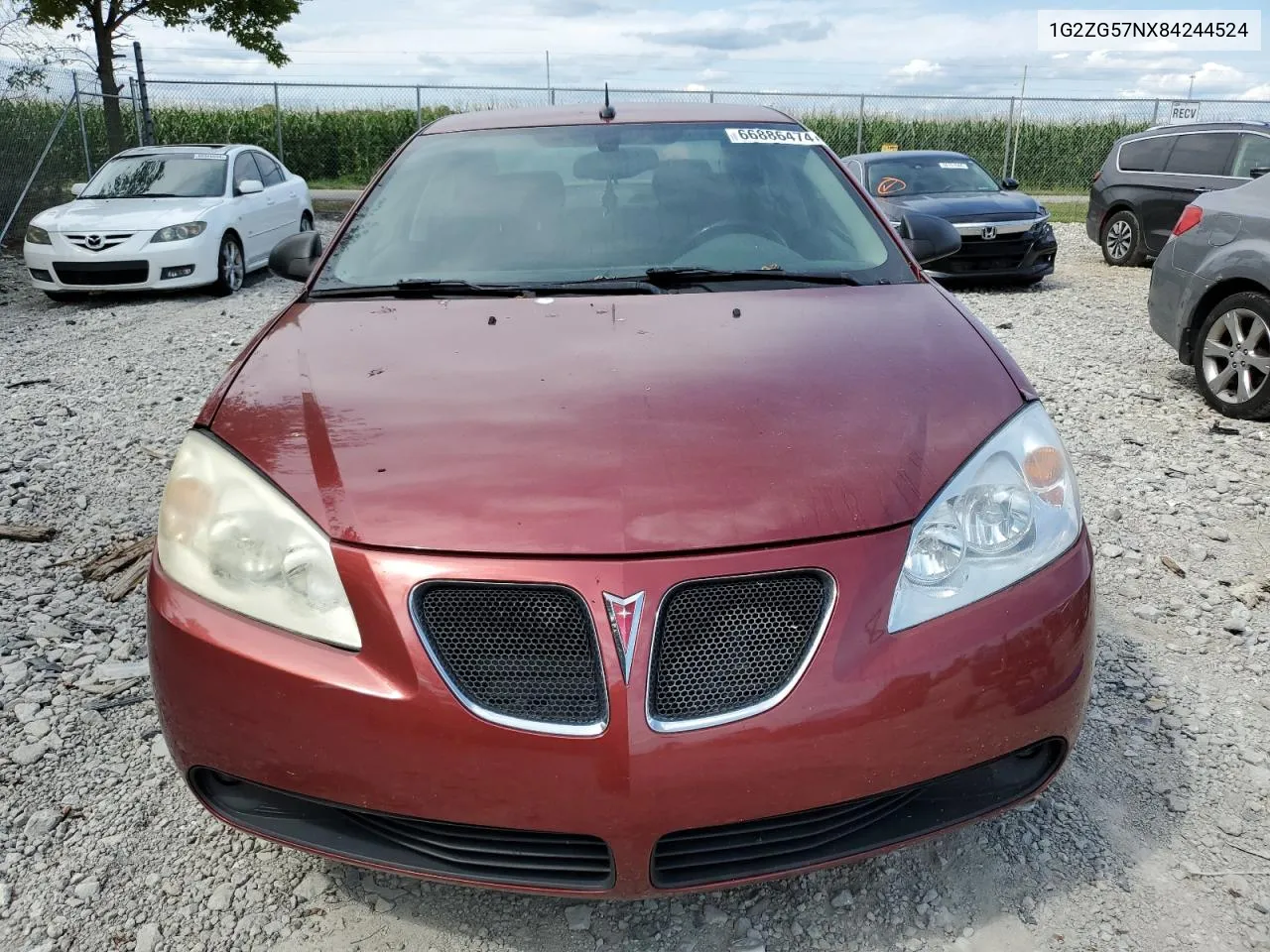 1G2ZG57NX84244524 2008 Pontiac G6 Base