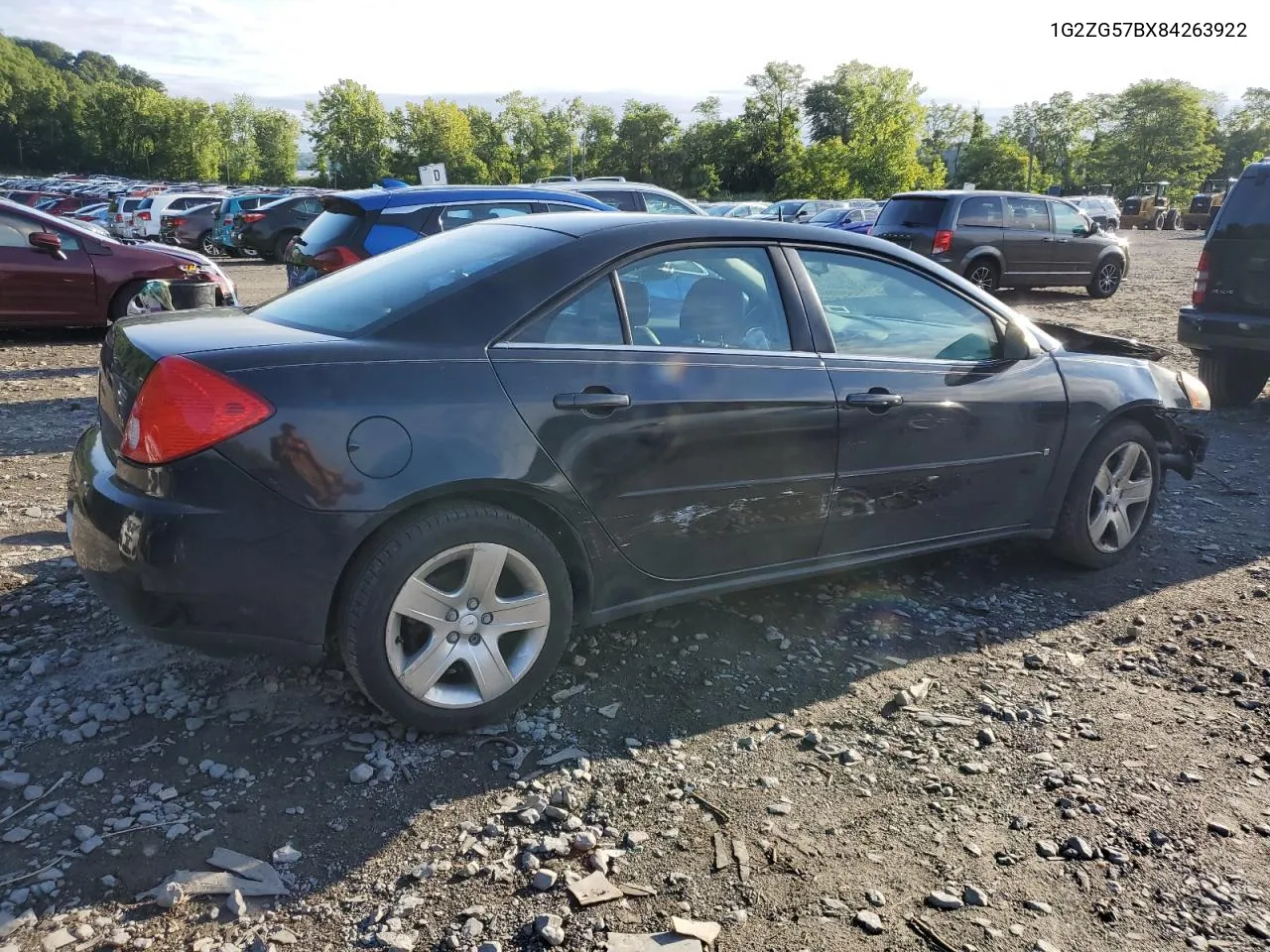 2008 Pontiac G6 Base VIN: 1G2ZG57BX84263922 Lot: 67716254