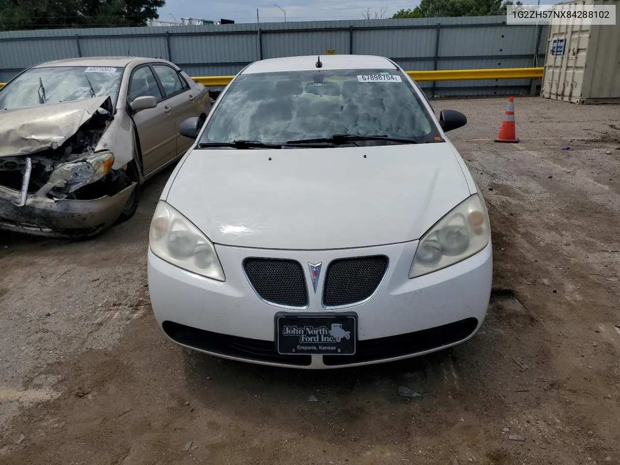 1G2ZH57NX84288102 2008 Pontiac G6 Gt