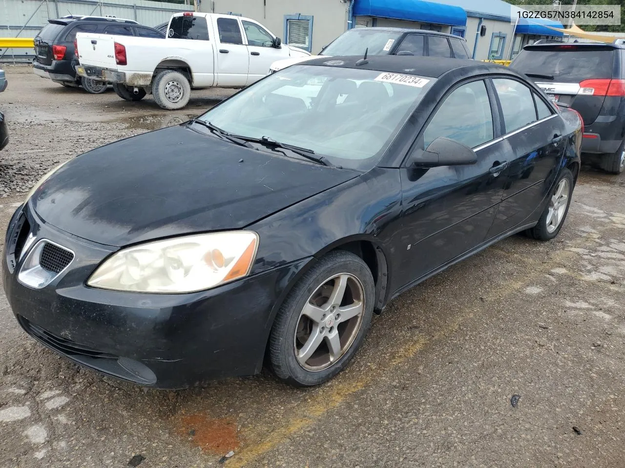 2008 Pontiac G6 Base VIN: 1G2ZG57N384142854 Lot: 68170234