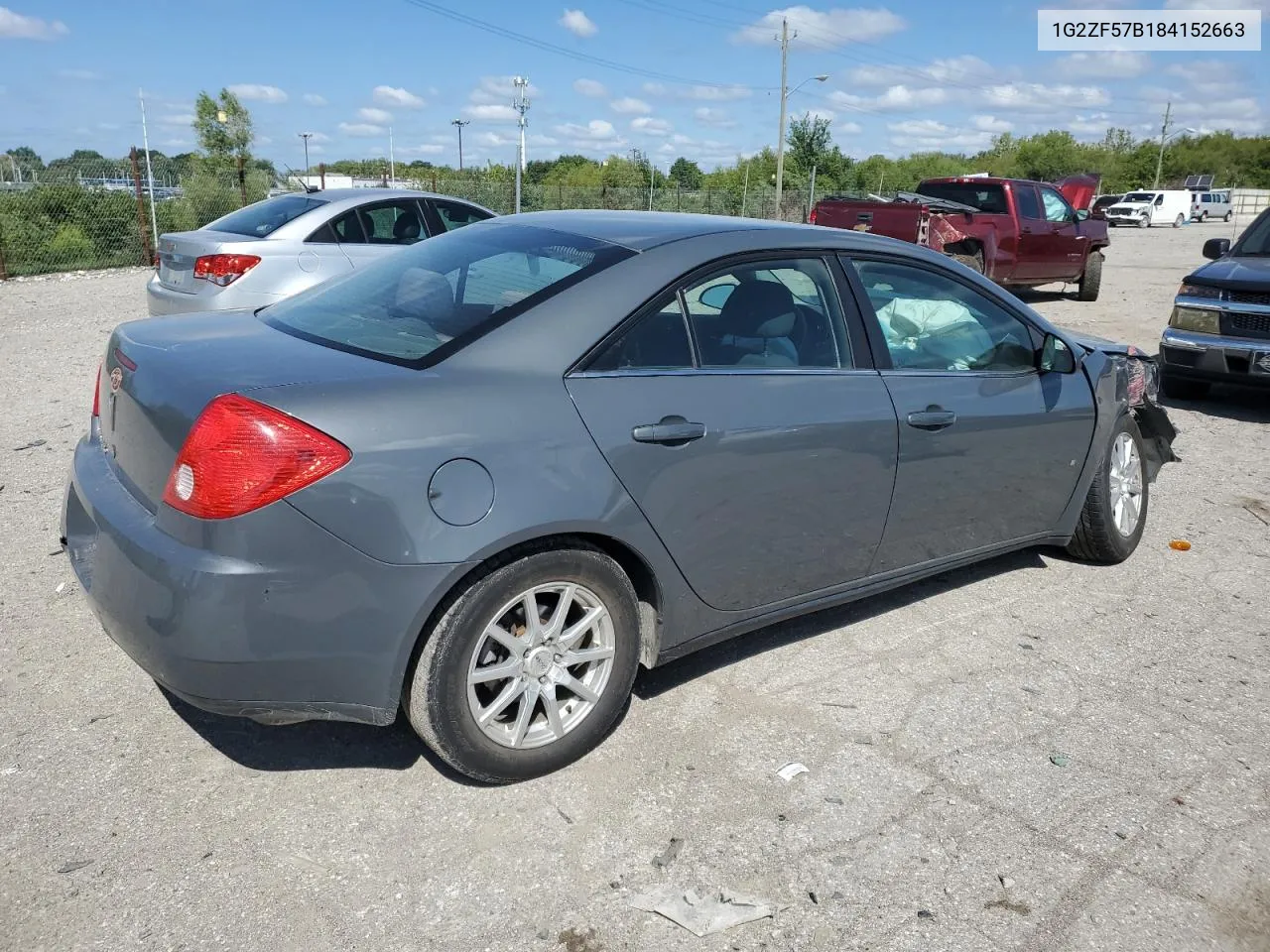 2008 Pontiac G6 Value Leader VIN: 1G2ZF57B184152663 Lot: 68215474