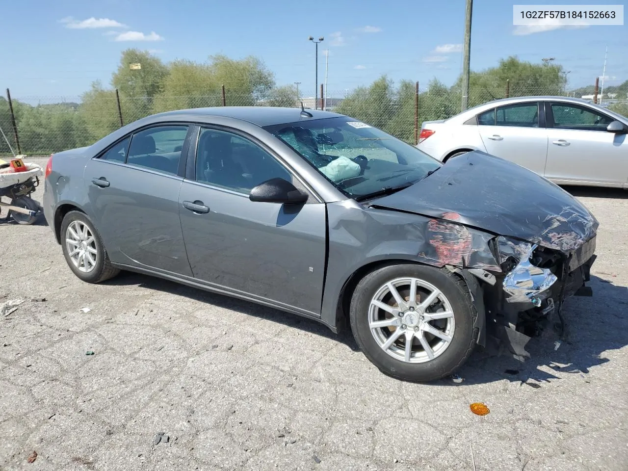 2008 Pontiac G6 Value Leader VIN: 1G2ZF57B184152663 Lot: 68215474