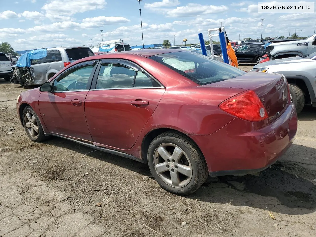 2008 Pontiac G6 Gt VIN: 1G2ZH57N684154610 Lot: 68330474