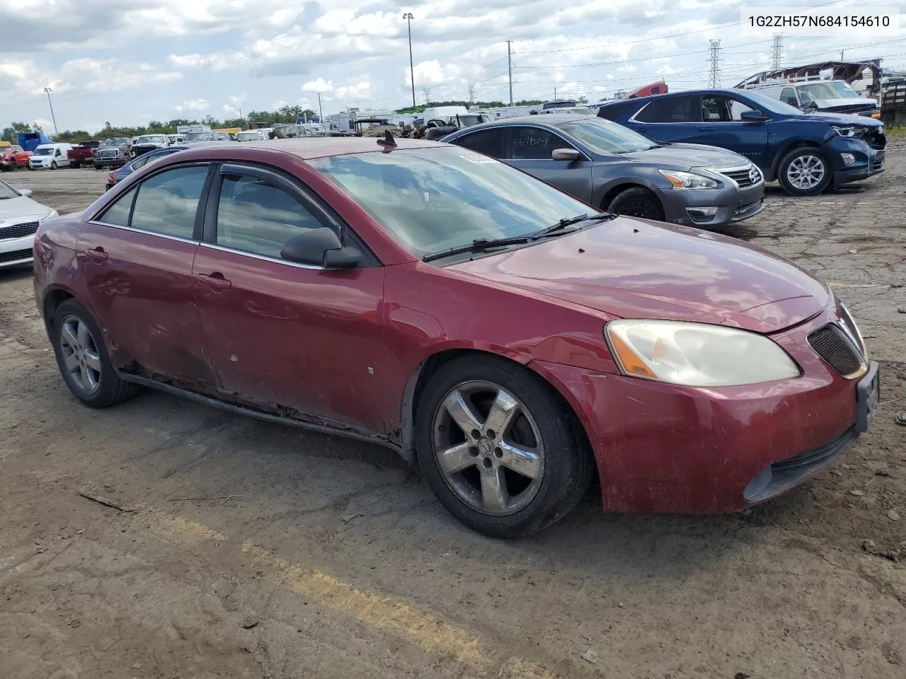 1G2ZH57N684154610 2008 Pontiac G6 Gt