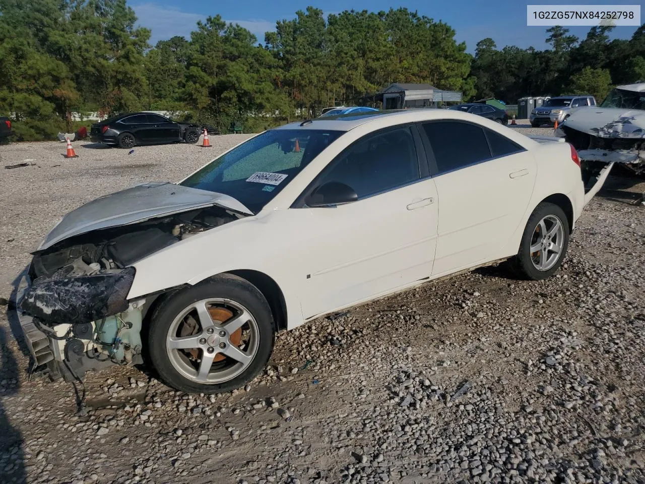 1G2ZG57NX84252798 2008 Pontiac G6 Base