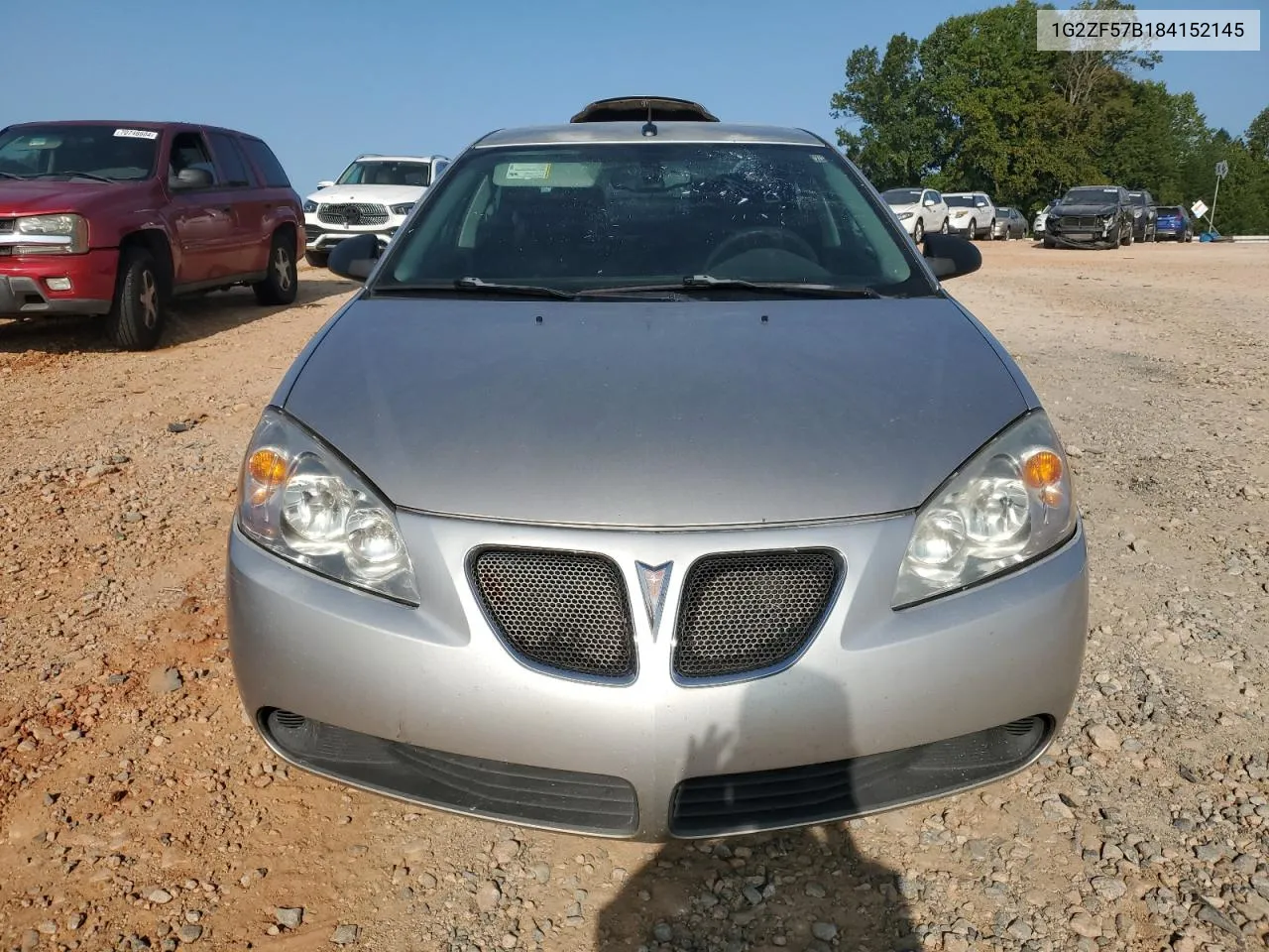 2008 Pontiac G6 Value Leader VIN: 1G2ZF57B184152145 Lot: 70457134