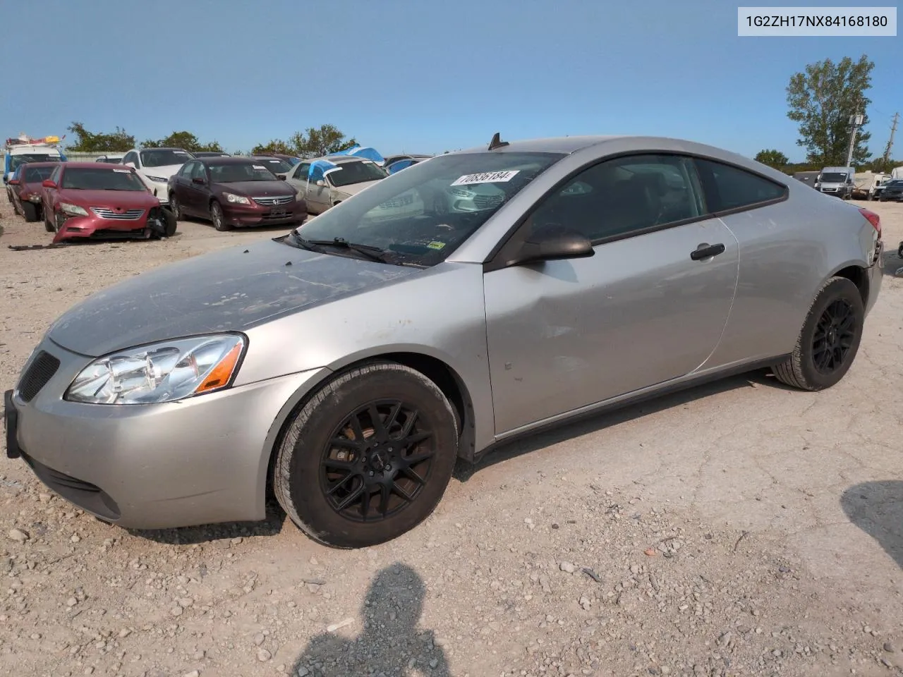 2008 Pontiac G6 Gt VIN: 1G2ZH17NX84168180 Lot: 70836184