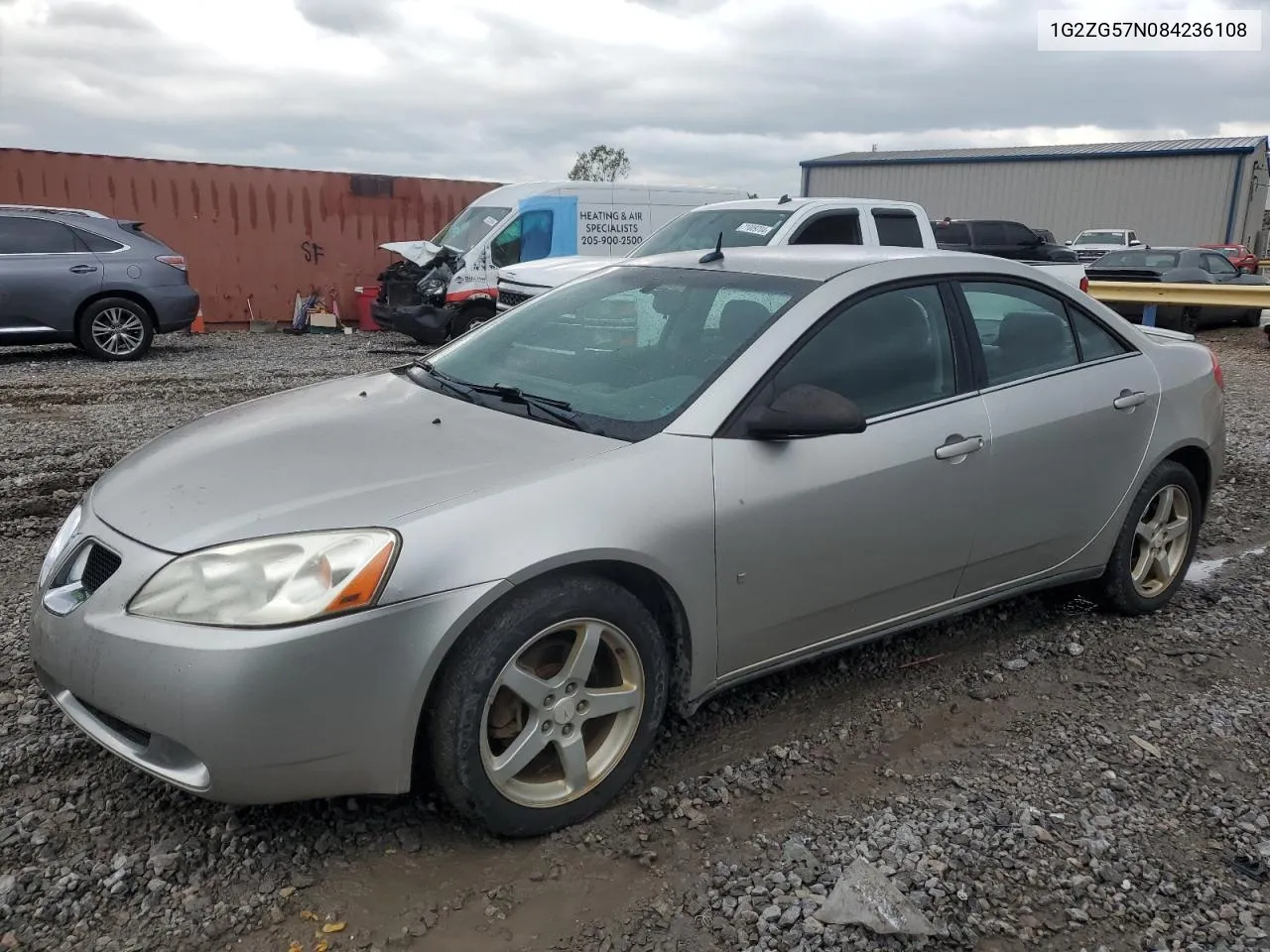 2008 Pontiac G6 Base VIN: 1G2ZG57N084236108 Lot: 71396884