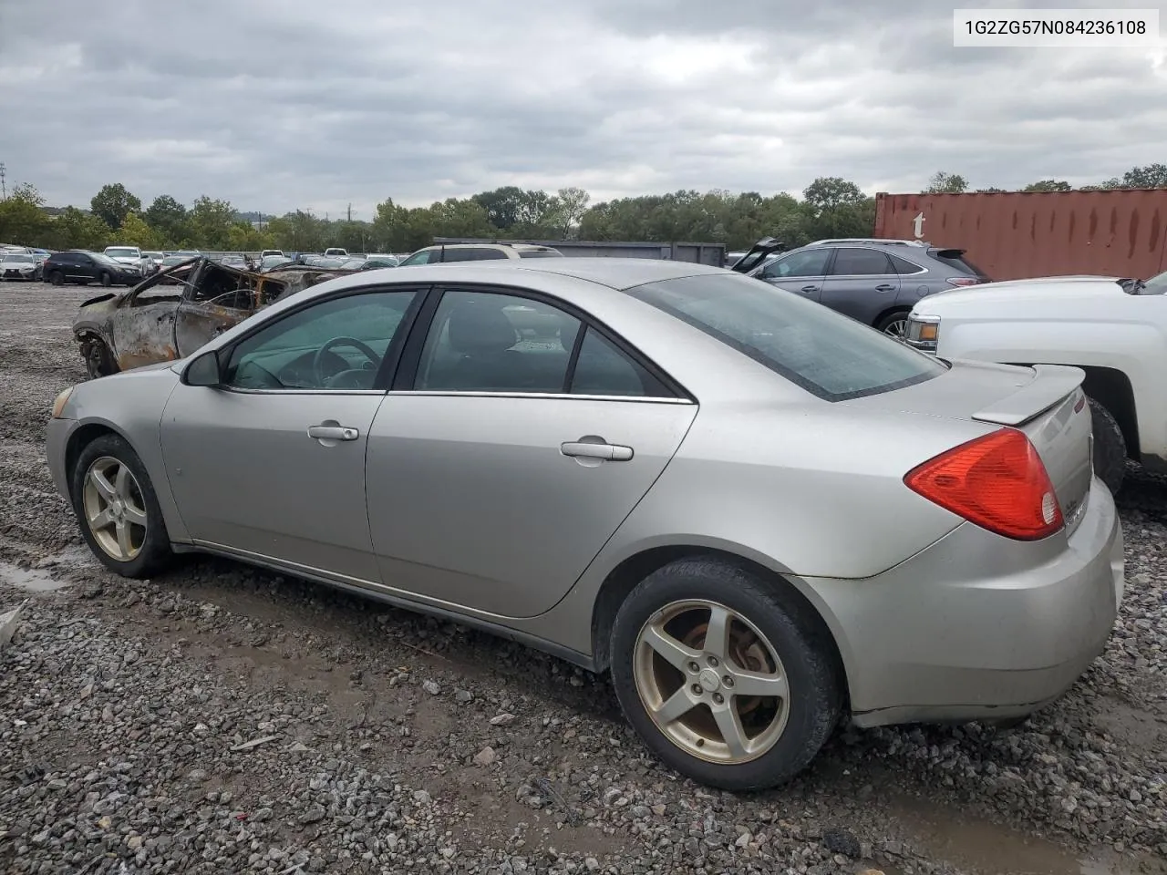 2008 Pontiac G6 Base VIN: 1G2ZG57N084236108 Lot: 71396884