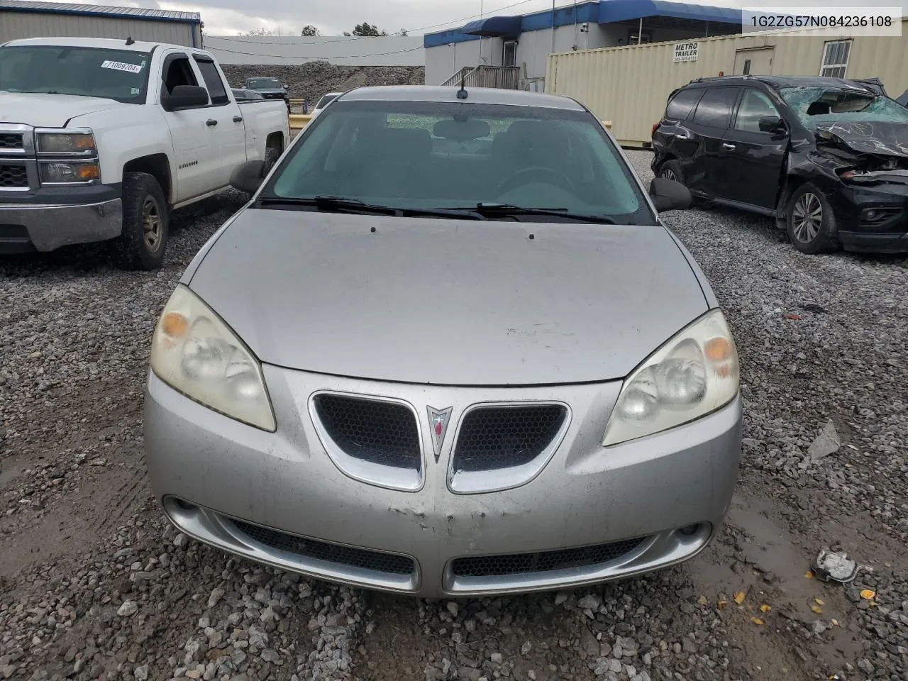 2008 Pontiac G6 Base VIN: 1G2ZG57N084236108 Lot: 71396884