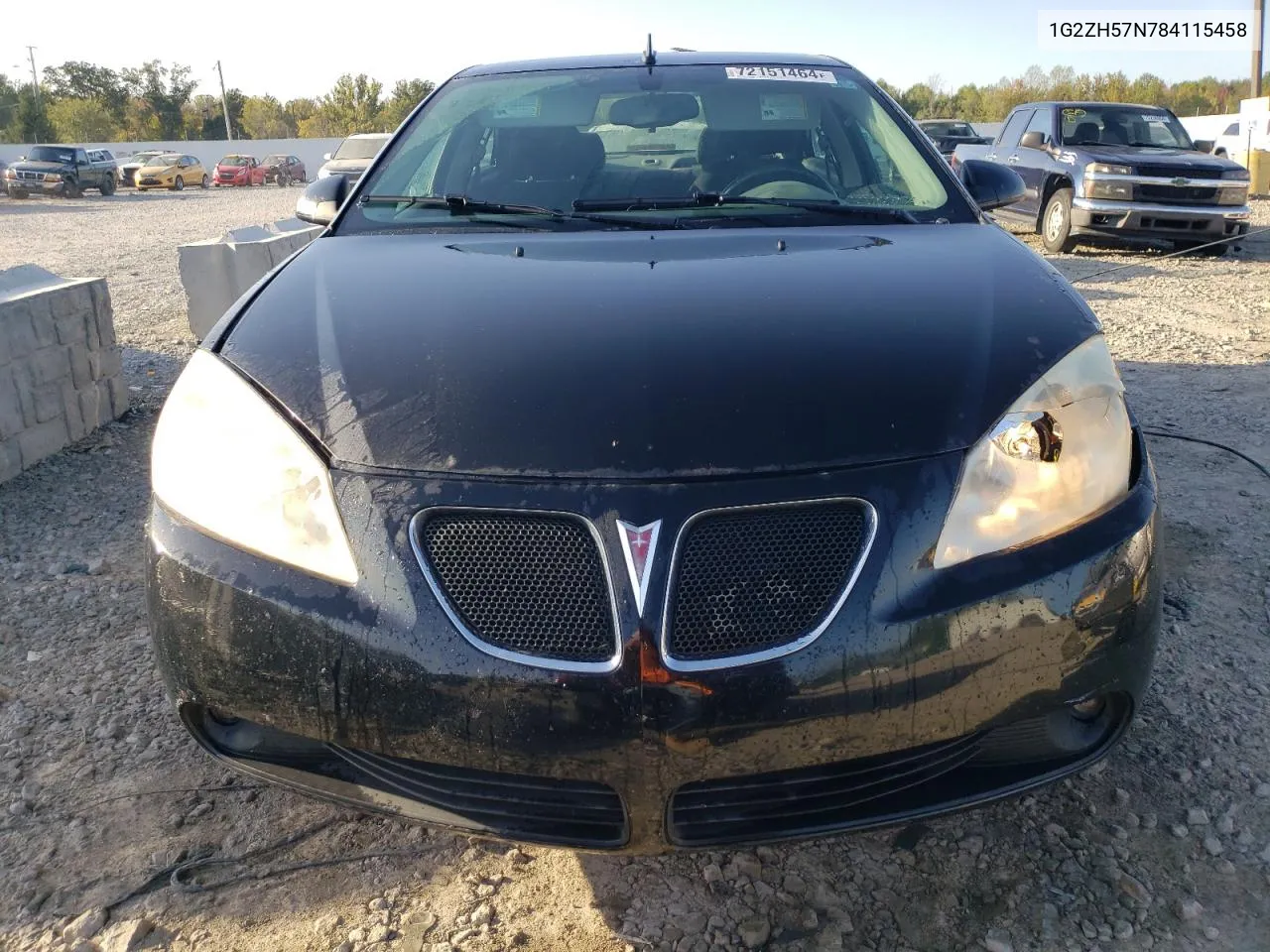 2008 Pontiac G6 Gt VIN: 1G2ZH57N784115458 Lot: 72151464