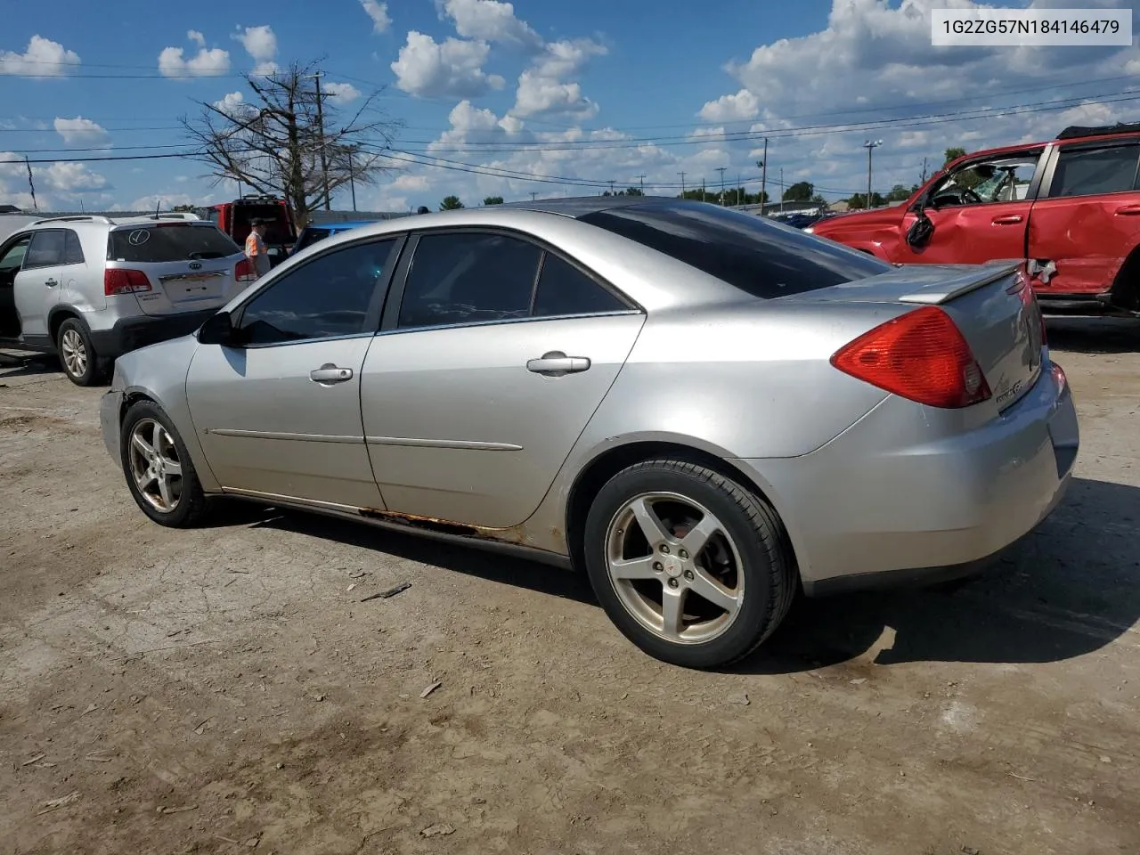 2008 Pontiac G6 Base VIN: 1G2ZG57N184146479 Lot: 72254504