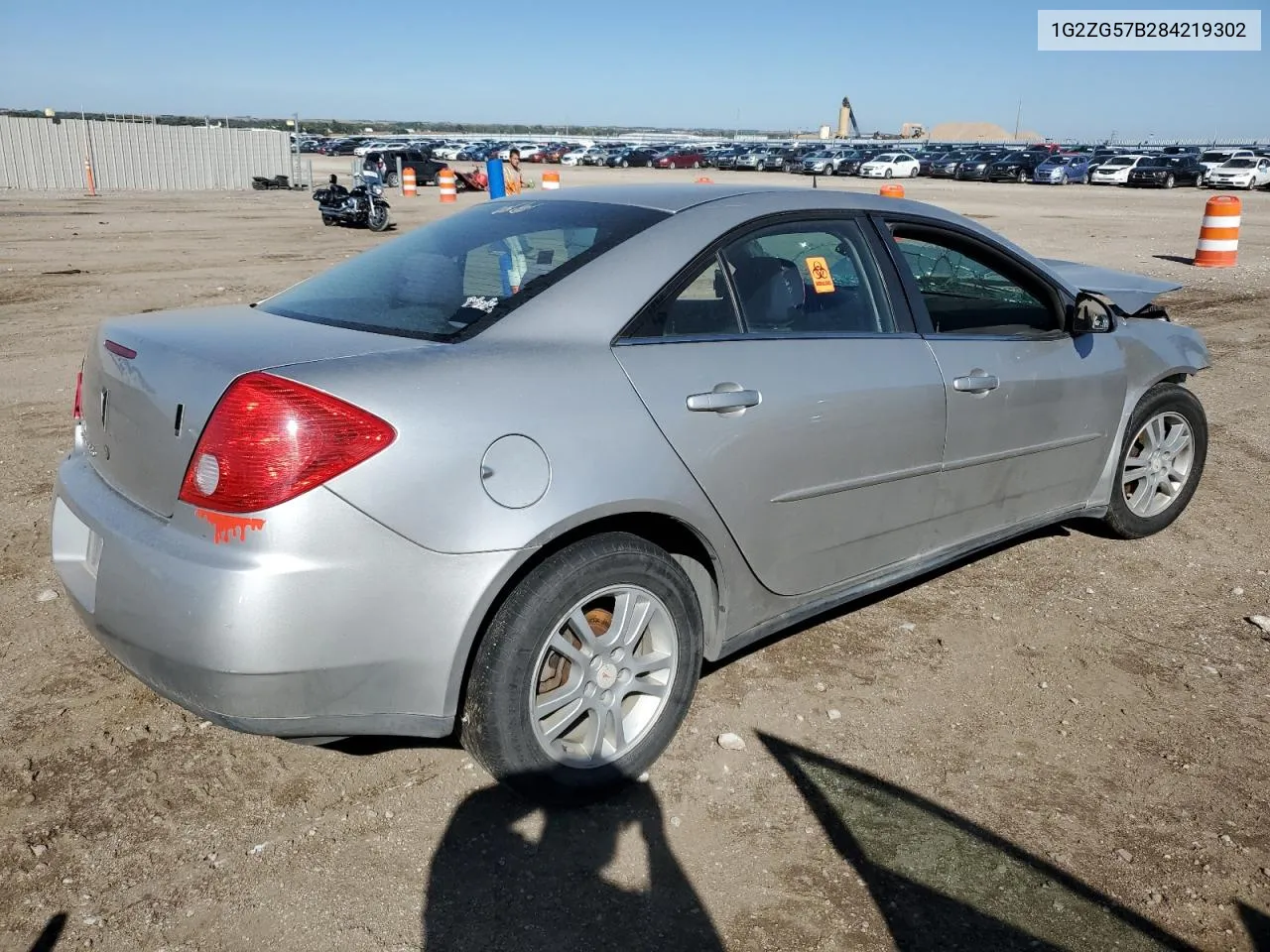 2008 Pontiac G6 Base VIN: 1G2ZG57B284219302 Lot: 72614064