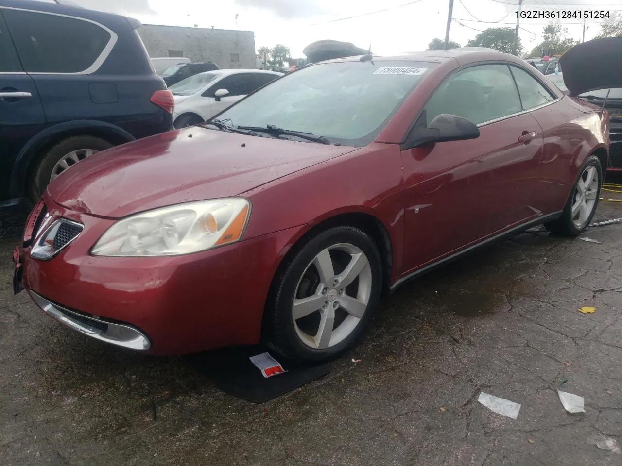 2008 Pontiac G6 Gt VIN: 1G2ZH361284151254 Lot: 73000454