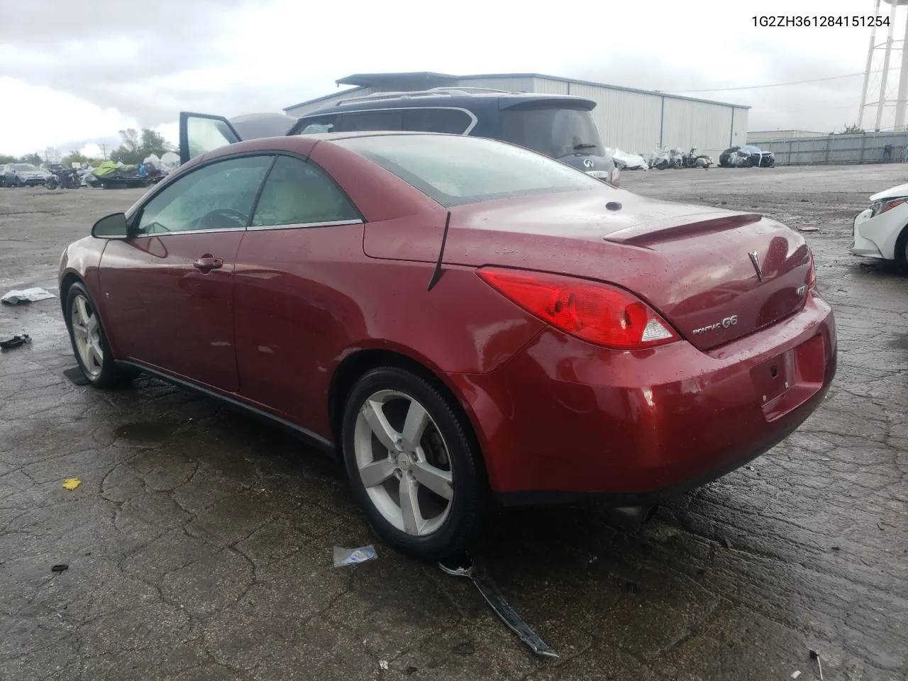 2008 Pontiac G6 Gt VIN: 1G2ZH361284151254 Lot: 73000454