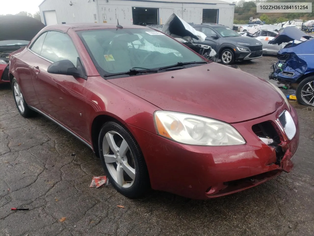 2008 Pontiac G6 Gt VIN: 1G2ZH361284151254 Lot: 73000454