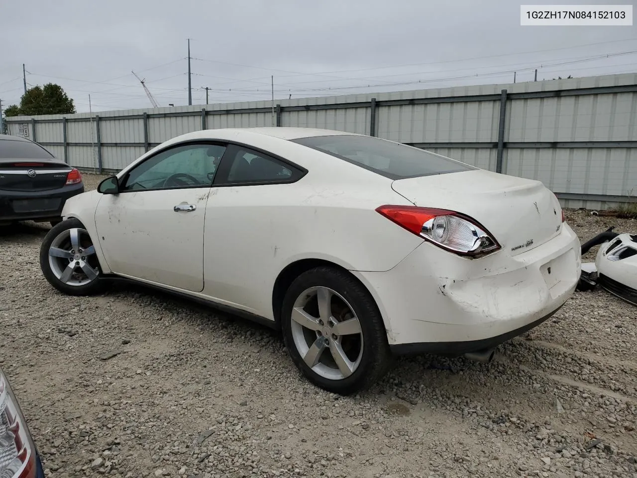 2008 Pontiac G6 Gt VIN: 1G2ZH17N084152103 Lot: 73140374