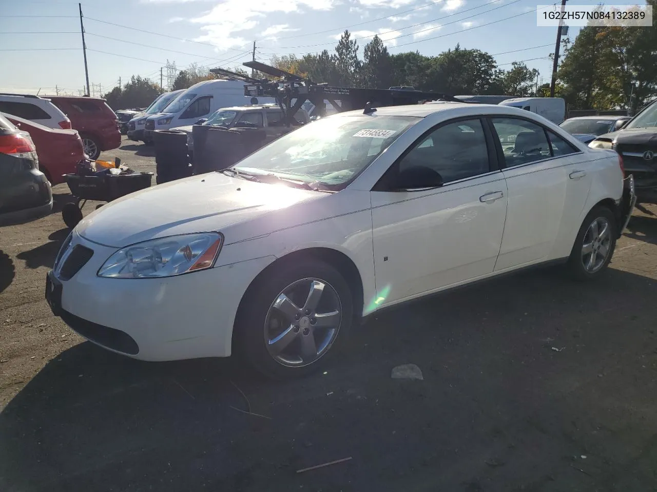 2008 Pontiac G6 Gt VIN: 1G2ZH57N084132389 Lot: 73145834