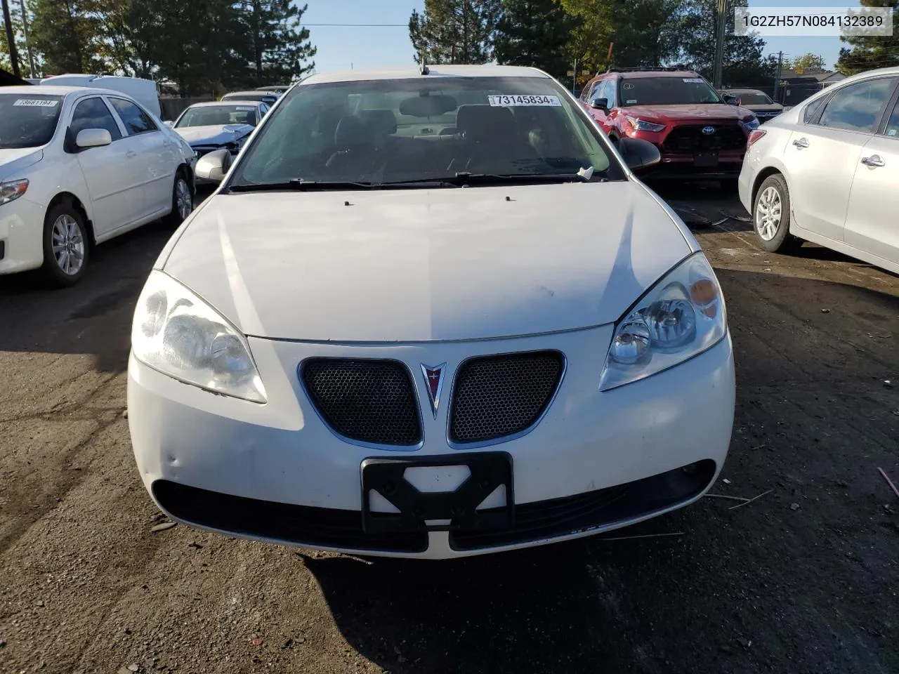 2008 Pontiac G6 Gt VIN: 1G2ZH57N084132389 Lot: 73145834