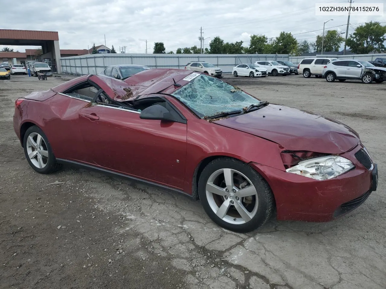 2008 Pontiac G6 Gt VIN: 1G2ZH36N784152676 Lot: 73278564