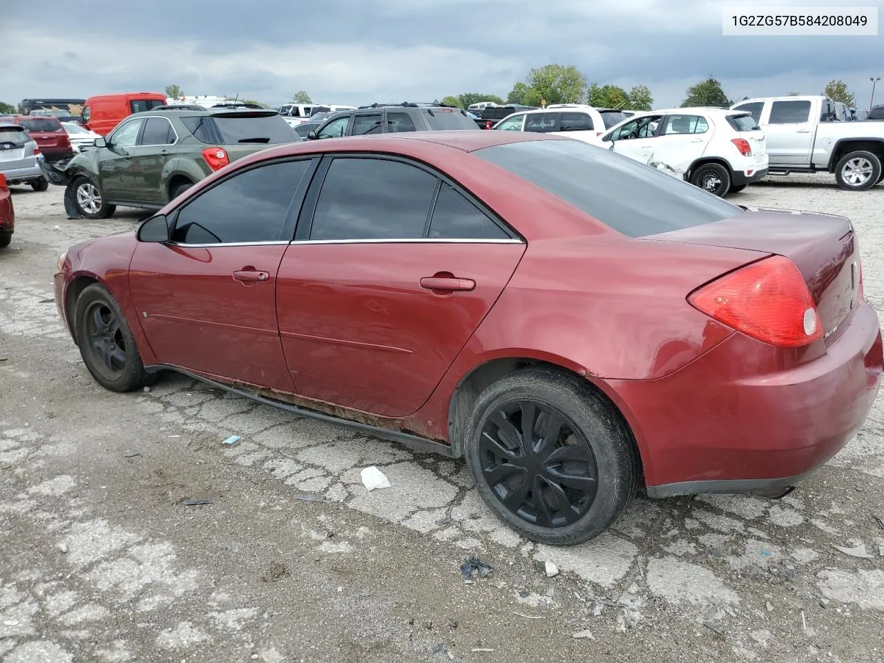 2008 Pontiac G6 Base VIN: 1G2ZG57B584208049 Lot: 73303154