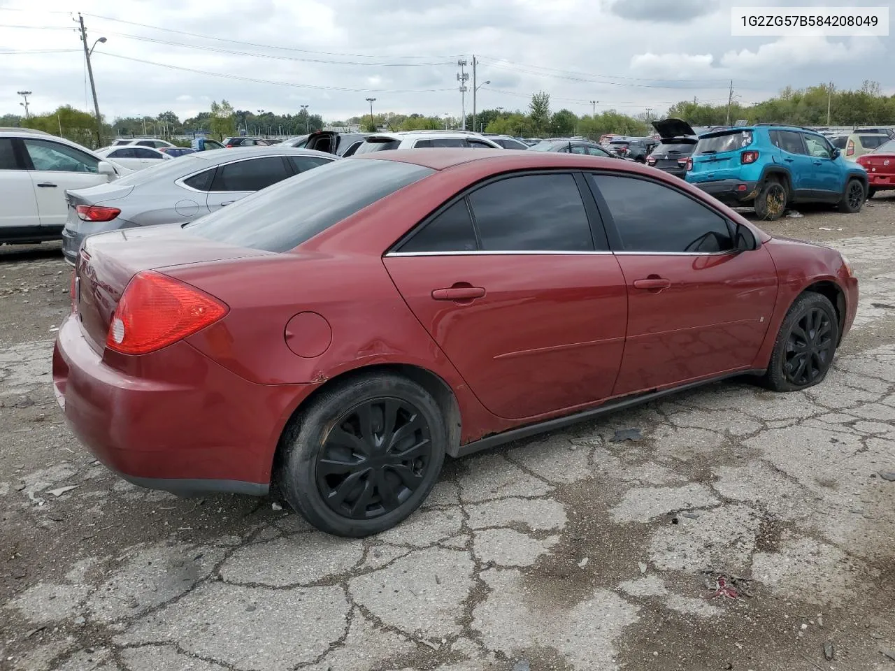 2008 Pontiac G6 Base VIN: 1G2ZG57B584208049 Lot: 73303154