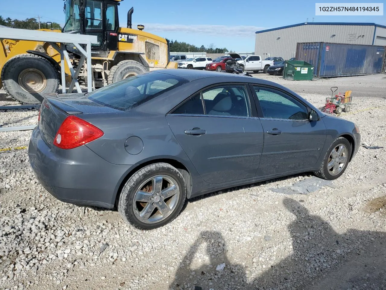 2008 Pontiac G6 Gt VIN: 1G2ZH57N484194345 Lot: 73492624