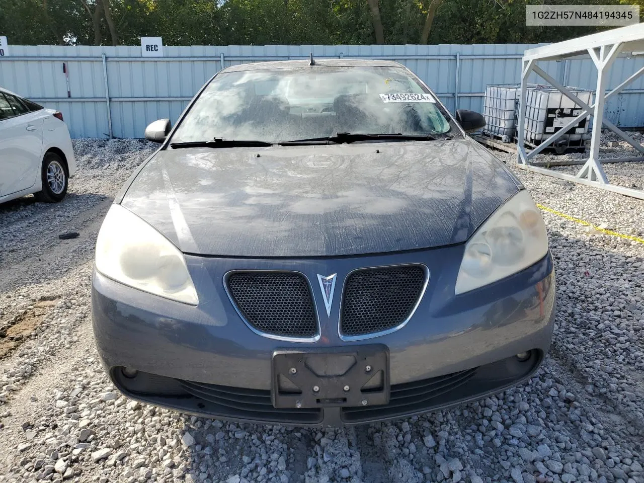 2008 Pontiac G6 Gt VIN: 1G2ZH57N484194345 Lot: 73492624