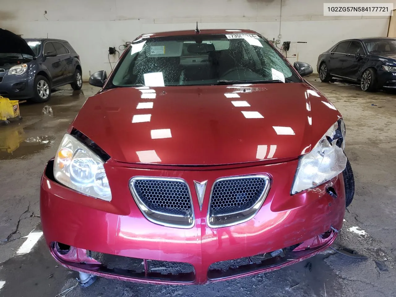 2008 Pontiac G6 Base VIN: 1G2ZG57N584177721 Lot: 73566314