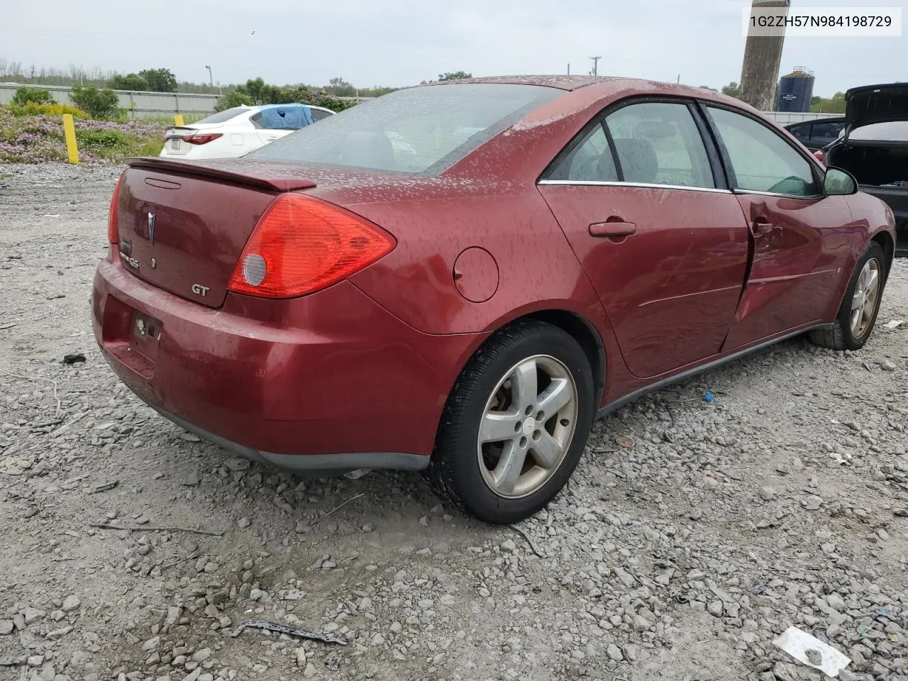 2008 Pontiac G6 Gt VIN: 1G2ZH57N984198729 Lot: 73965254