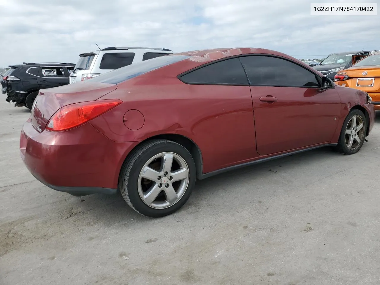 2008 Pontiac G6 Gt VIN: 1G2ZH17N784170422 Lot: 74077374