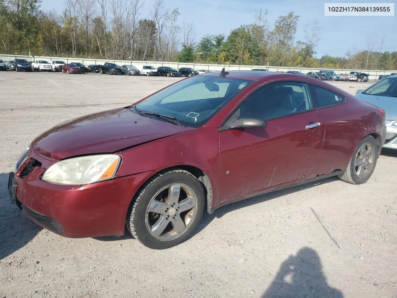 2008 Pontiac G6 Gt VIN: 1G2ZH17N384139555 Lot: 74202914