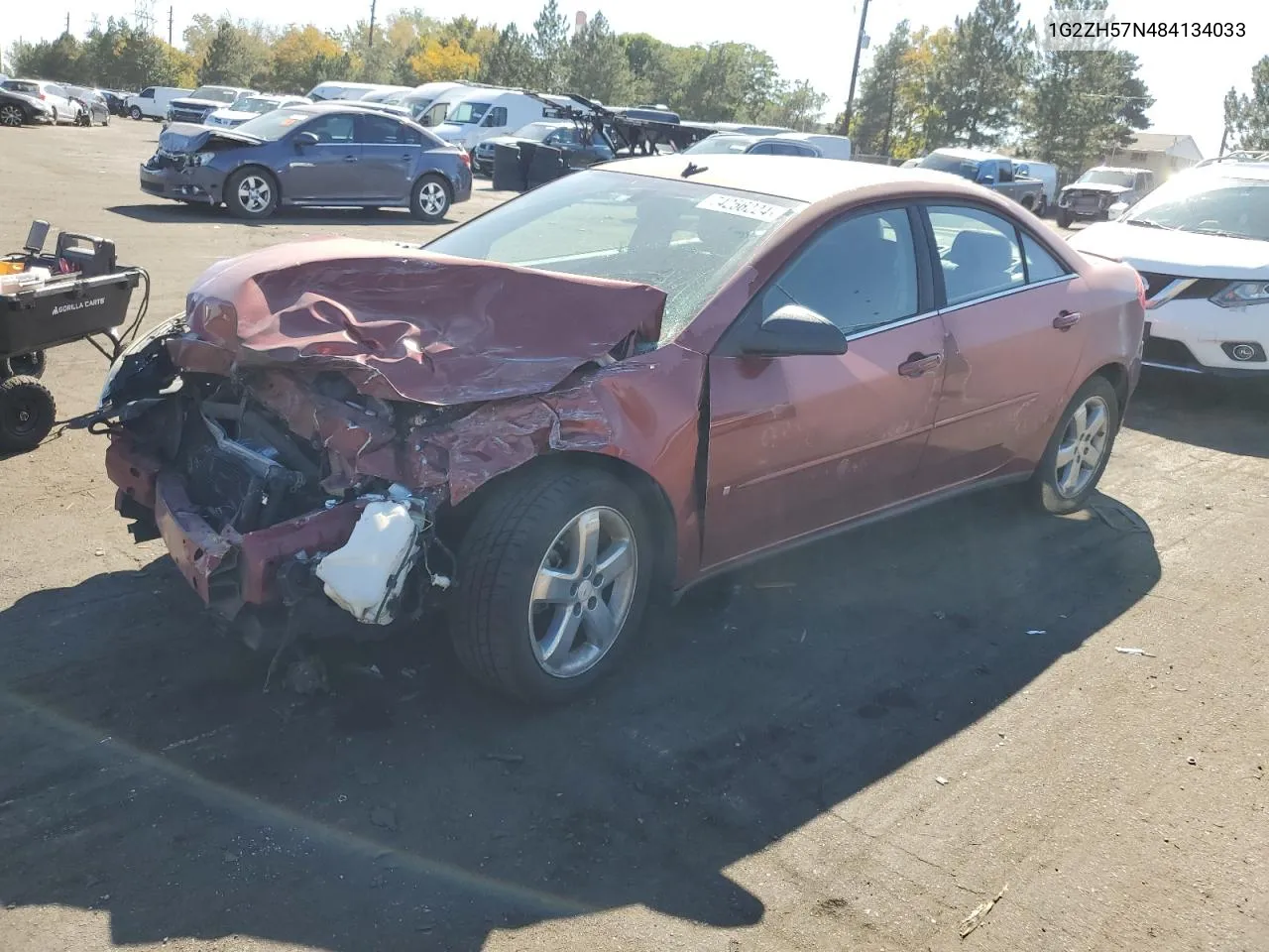 2008 Pontiac G6 Gt VIN: 1G2ZH57N484134033 Lot: 74256224