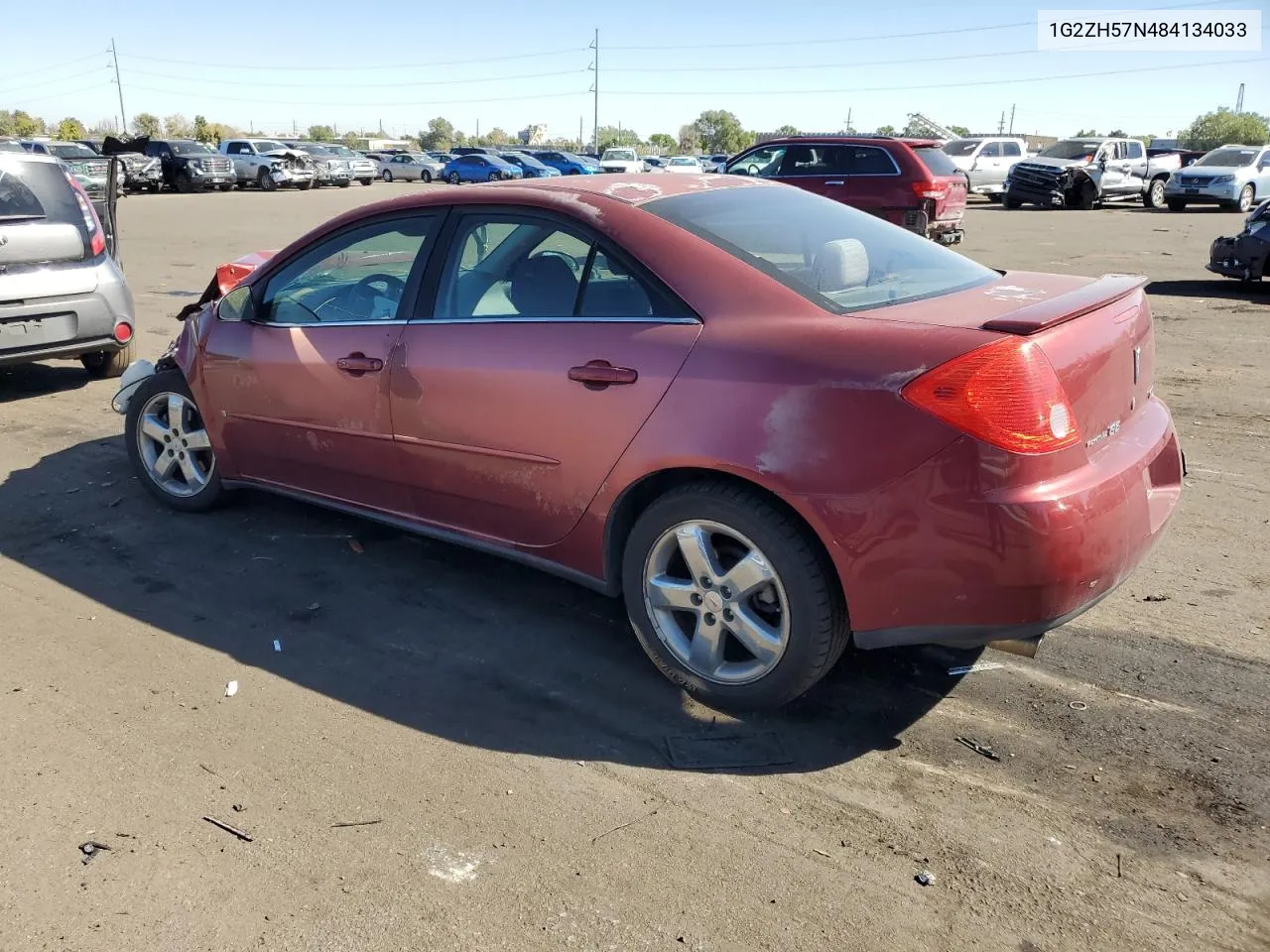 2008 Pontiac G6 Gt VIN: 1G2ZH57N484134033 Lot: 74256224