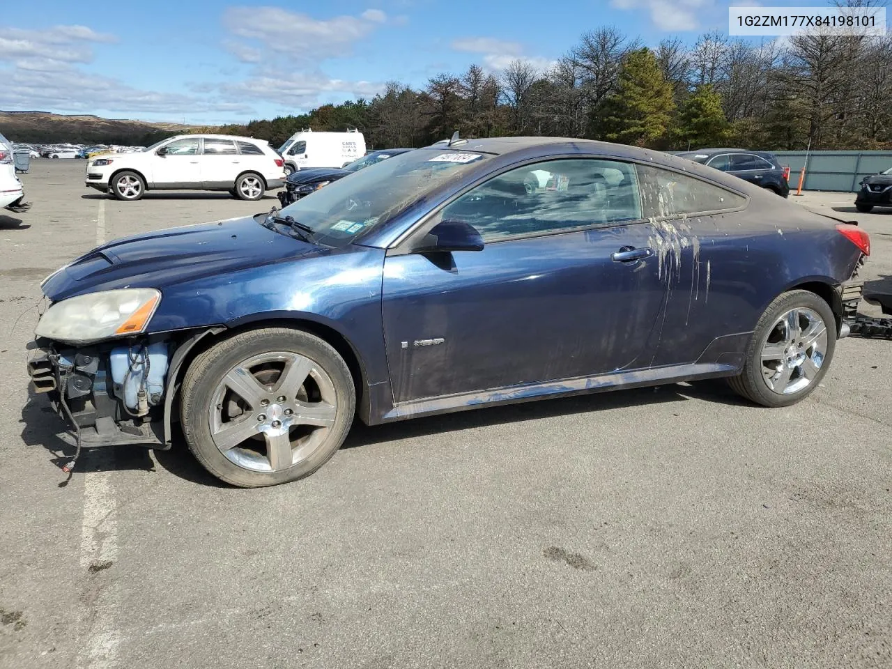 2008 Pontiac G6 Gxp VIN: 1G2ZM177X84198101 Lot: 74971834