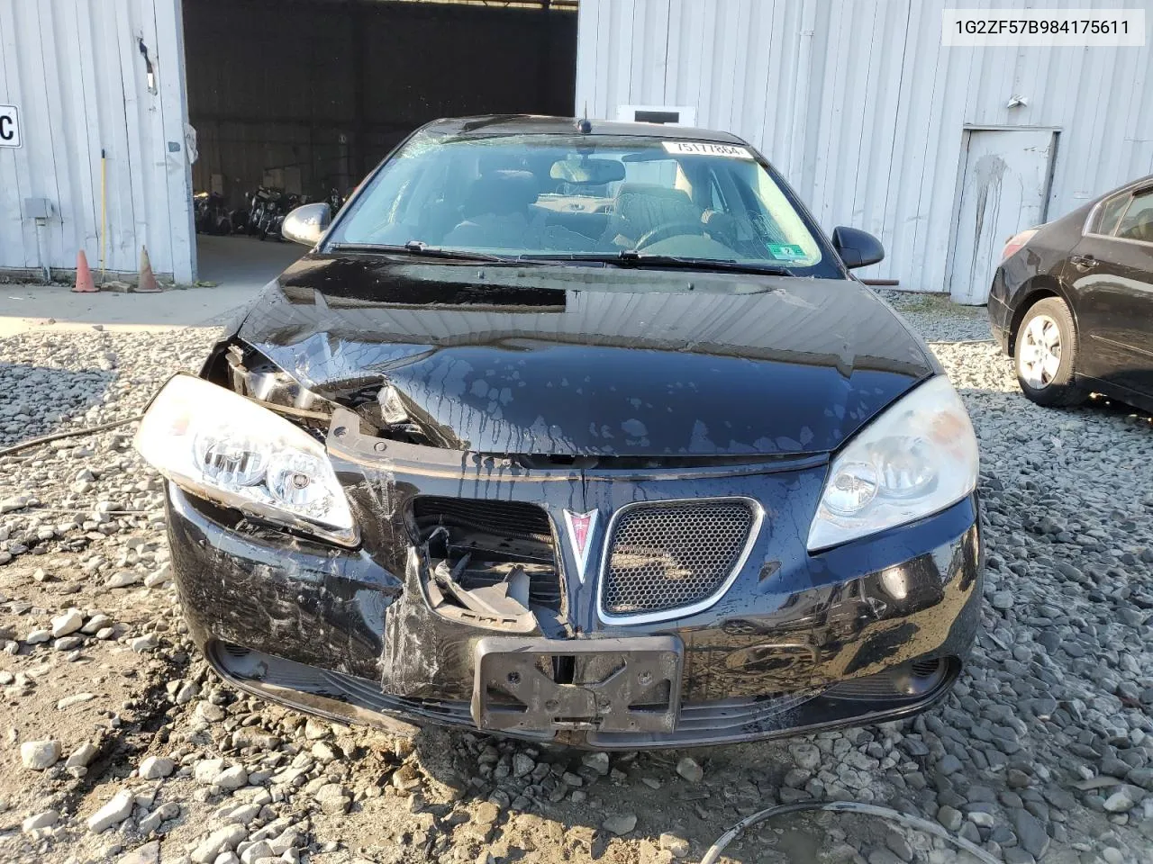 2008 Pontiac G6 Value Leader VIN: 1G2ZF57B984175611 Lot: 75177864