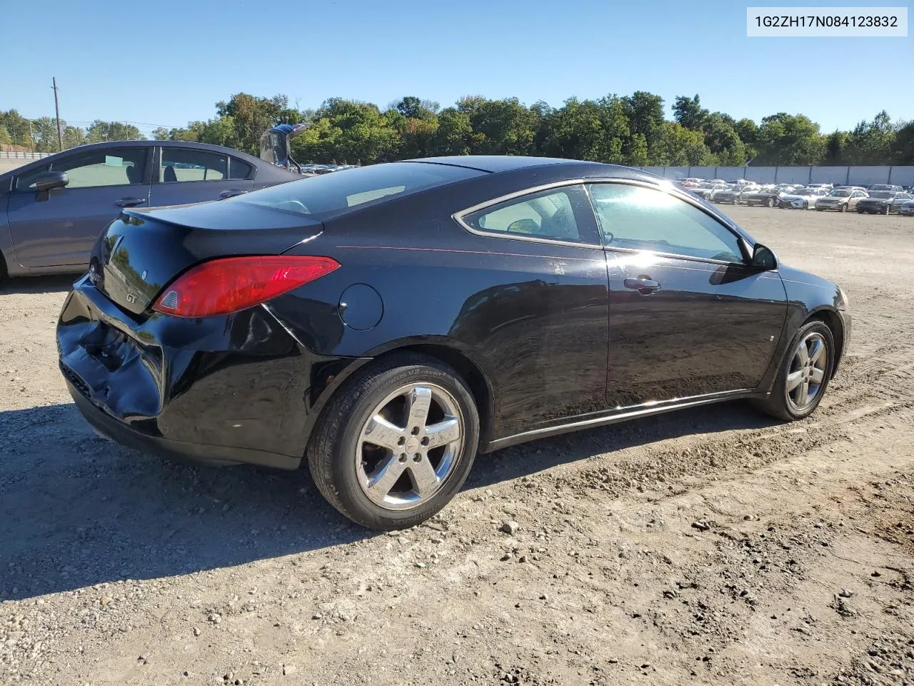 2008 Pontiac G6 Gt VIN: 1G2ZH17N084123832 Lot: 75195694