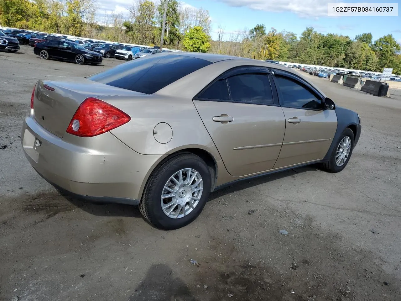 2008 Pontiac G6 Value Leader VIN: 1G2ZF57B084160737 Lot: 75253014