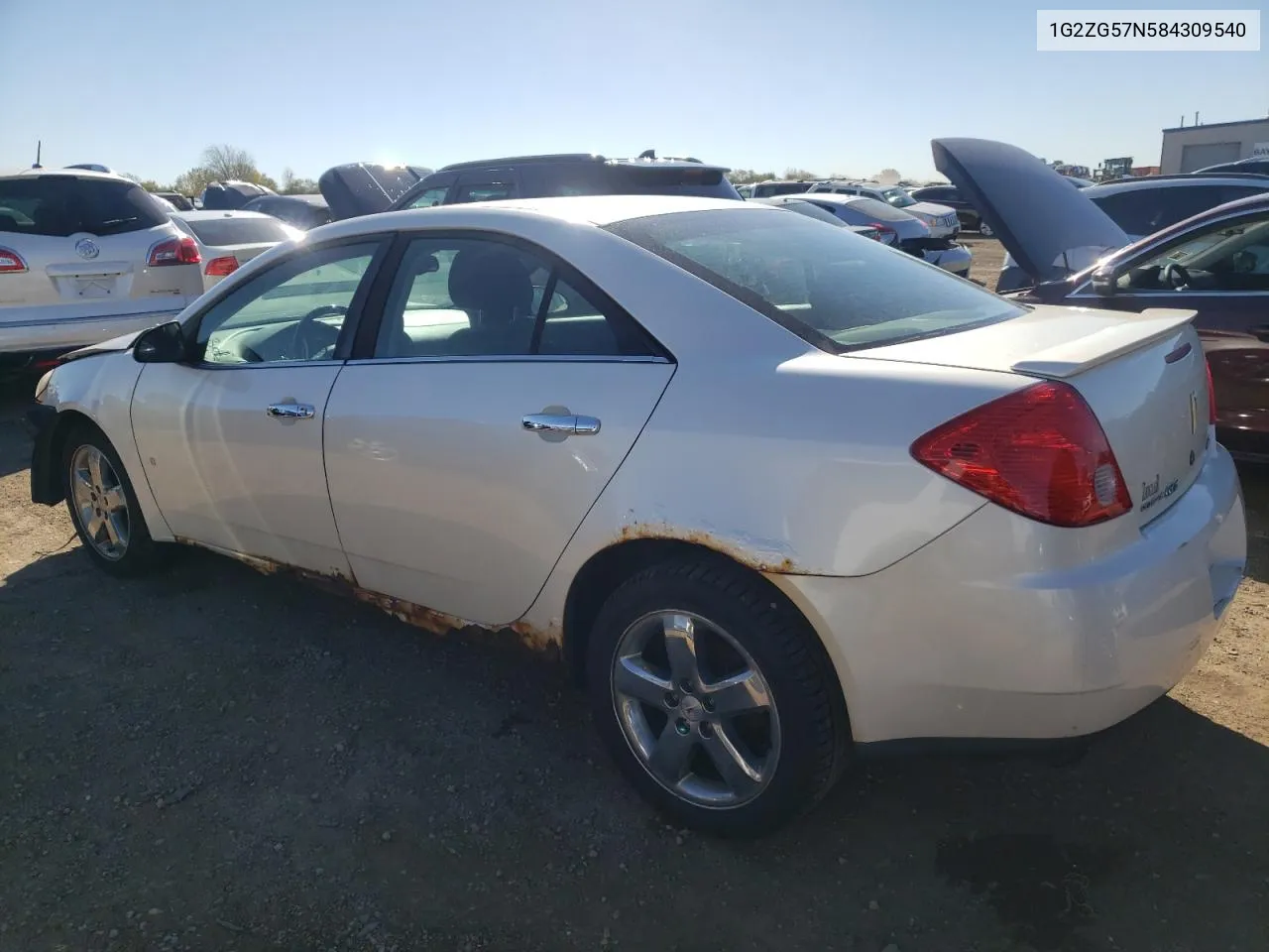 2008 Pontiac G6 Base VIN: 1G2ZG57N584309540 Lot: 75994124