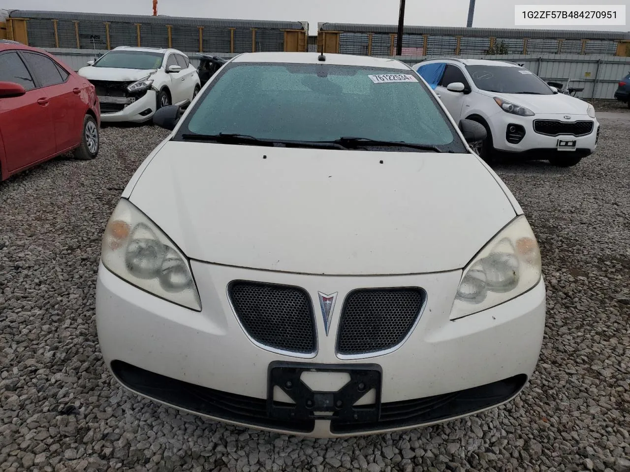 2008 Pontiac G6 Value Leader VIN: 1G2ZF57B484270951 Lot: 76122534