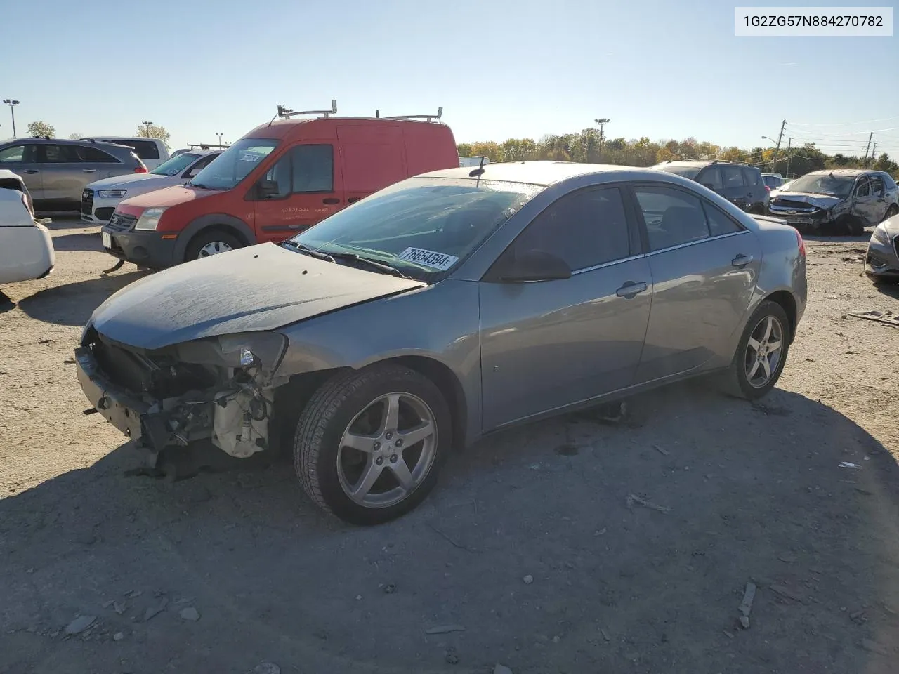 2008 Pontiac G6 Base VIN: 1G2ZG57N884270782 Lot: 76654594