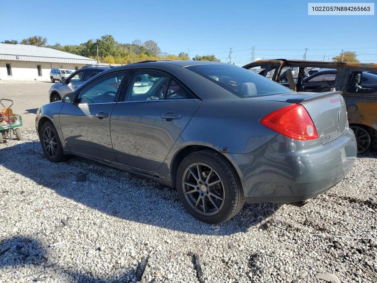 2008 Pontiac G6 Base VIN: 1G2ZG57N884265663 Lot: 76696444