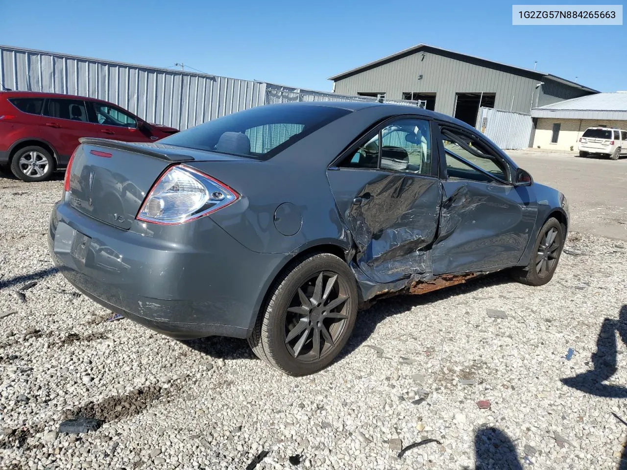 2008 Pontiac G6 Base VIN: 1G2ZG57N884265663 Lot: 76696444