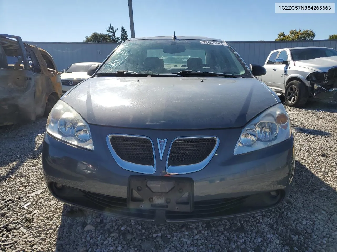 2008 Pontiac G6 Base VIN: 1G2ZG57N884265663 Lot: 76696444