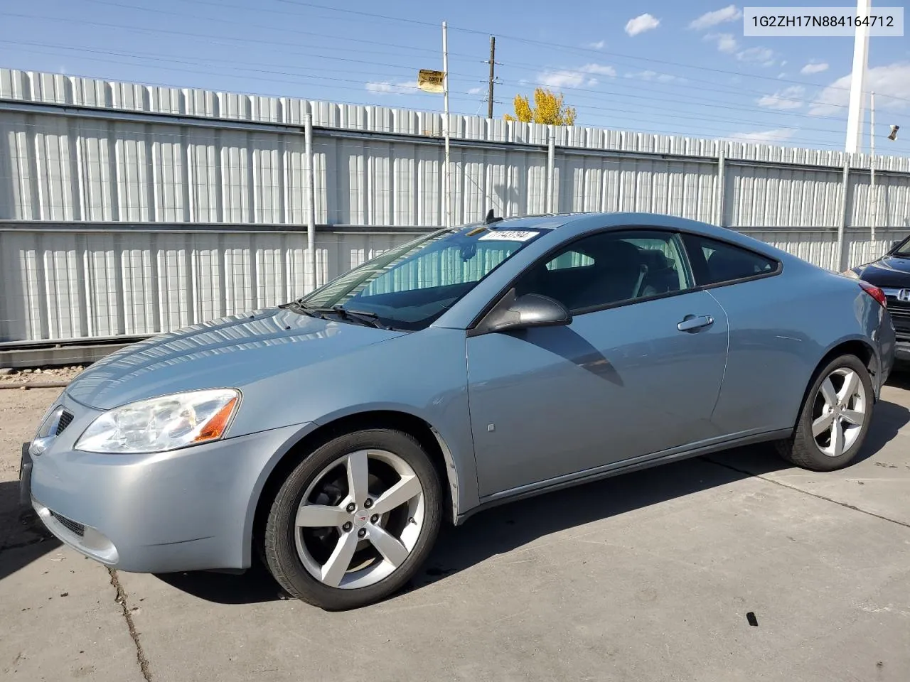 2008 Pontiac G6 Gt VIN: 1G2ZH17N884164712 Lot: 77143794